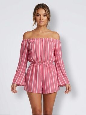 Rue 21, Shoulder-Off Romper - M